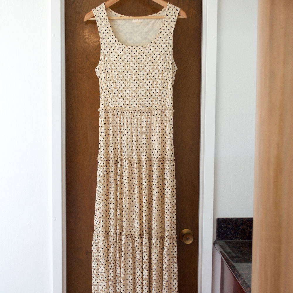 Anthropologie Meadow Rue Marigny Maxi Dress Size L